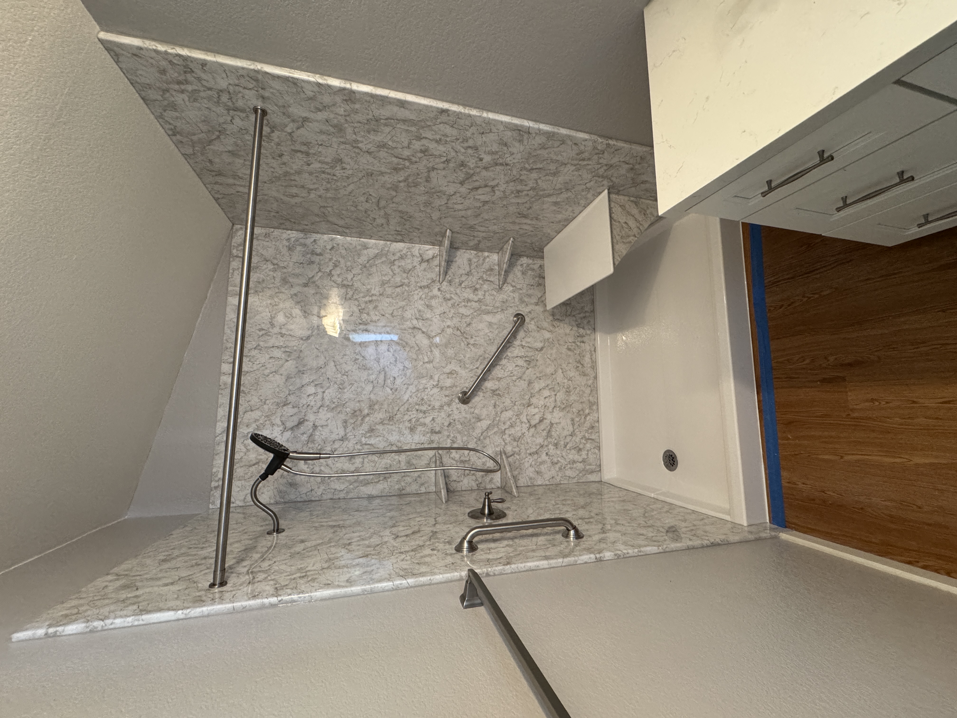 Primary bathroom renovation by D4C Construction